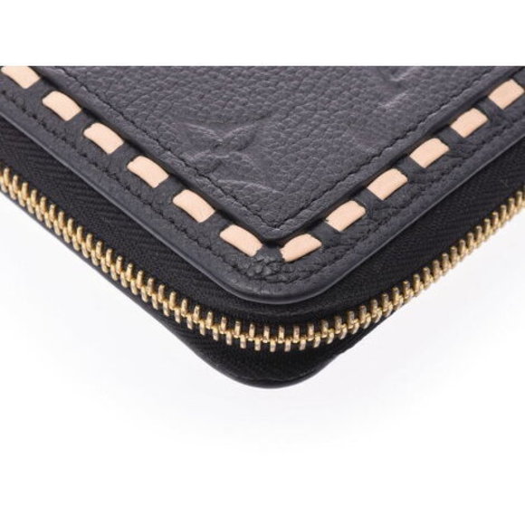 Louis Vuitton Empreinte Zippy Wallet Black Leather Long - Picture 5 of 12